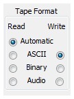 Tape Formats